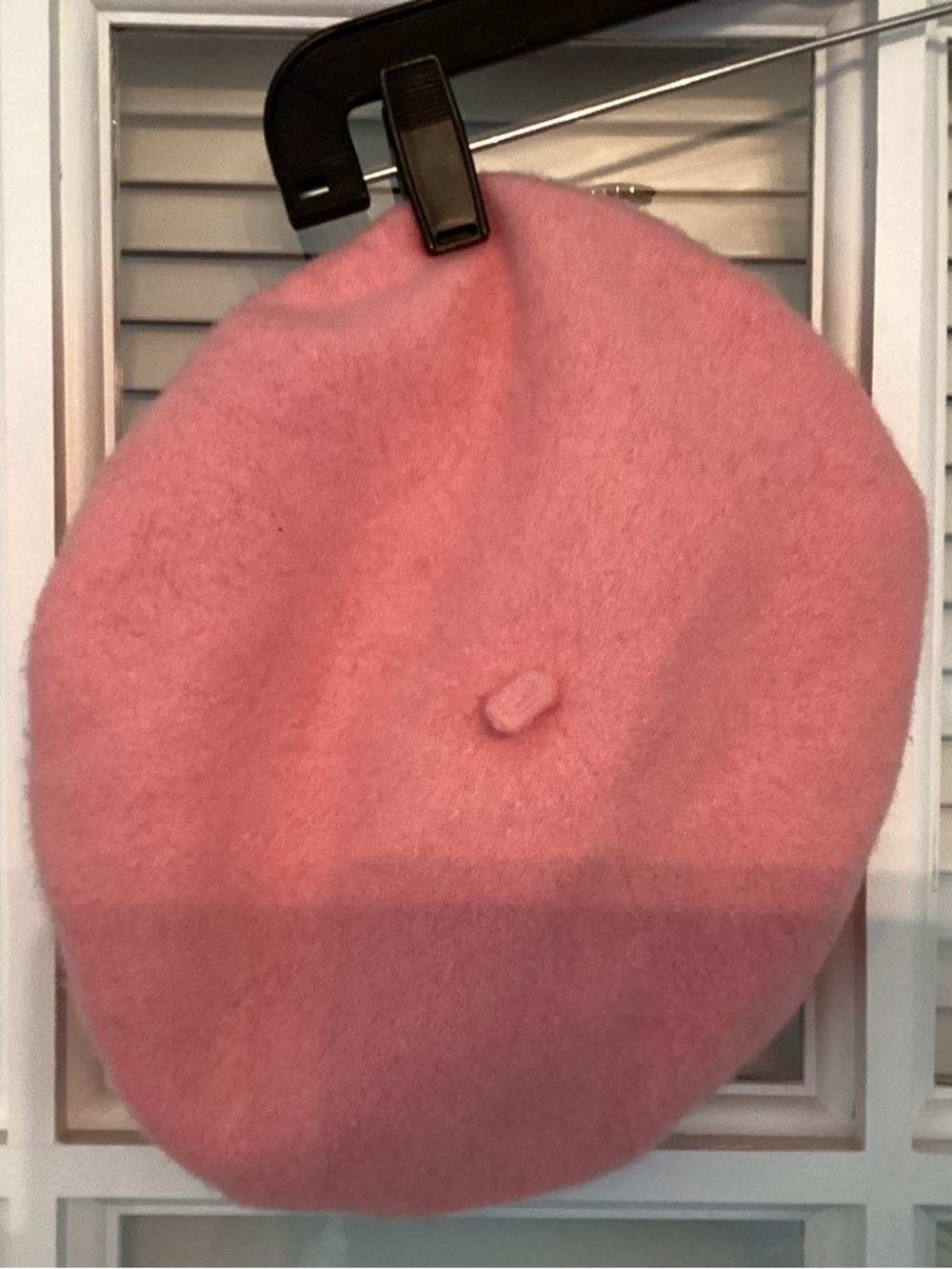 Pink Wool Beret